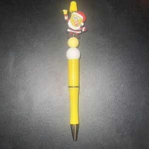 Spongebob beaded focal pen